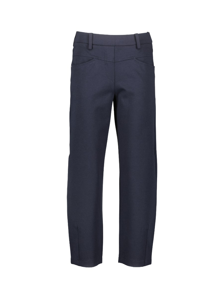 Donkerblauwe tapered fit jeans in jogger stof Elin Jogger Cambio 