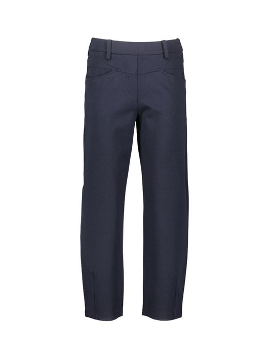 Donkerblauwe tapered fit jeans in jogger stof Elin Jogger Cambio