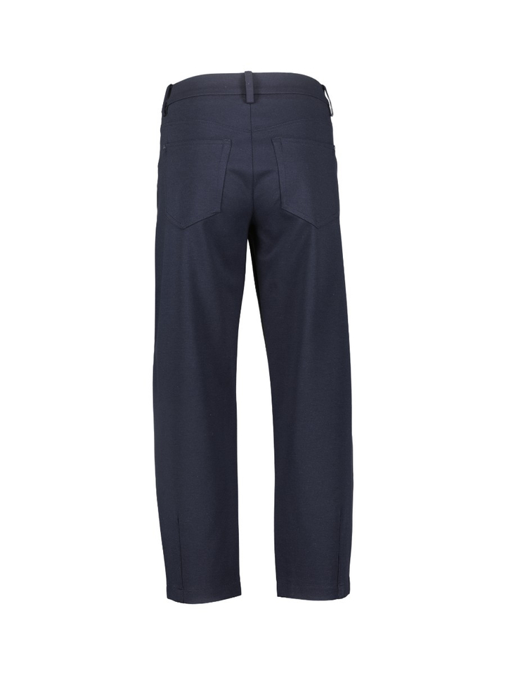 Donkerblauwe tapered fit jeans in jogger stof Elin Jogger Cambio 