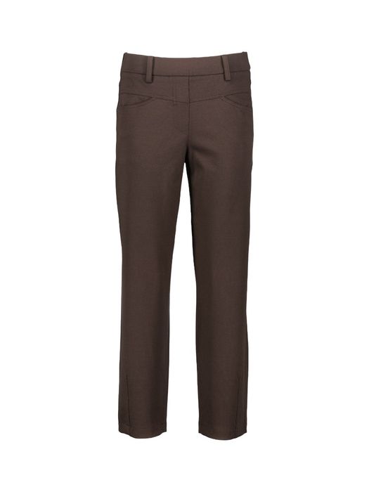 Donkerbruine tapered fit jeans in jogger stof Elin Jogger Cambio