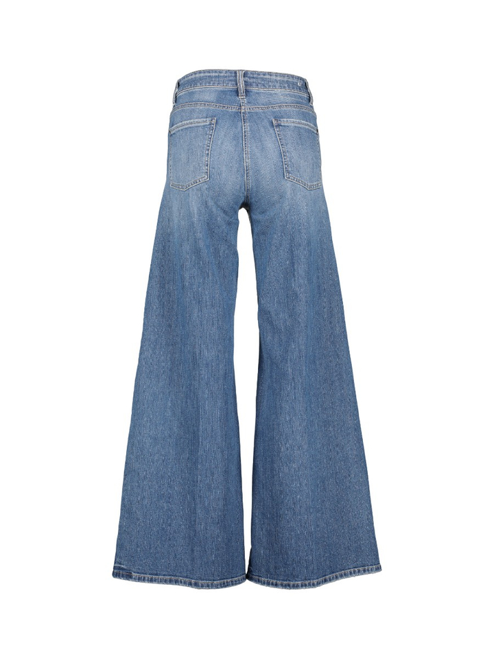 Blauwe flared fit Palazo flared Cambio