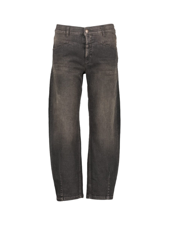 Zwarte barrel fit jeans Elin Cambio