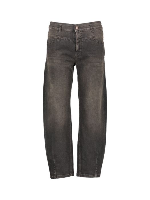 Zwarte barrel fit jeans Elin Cambio