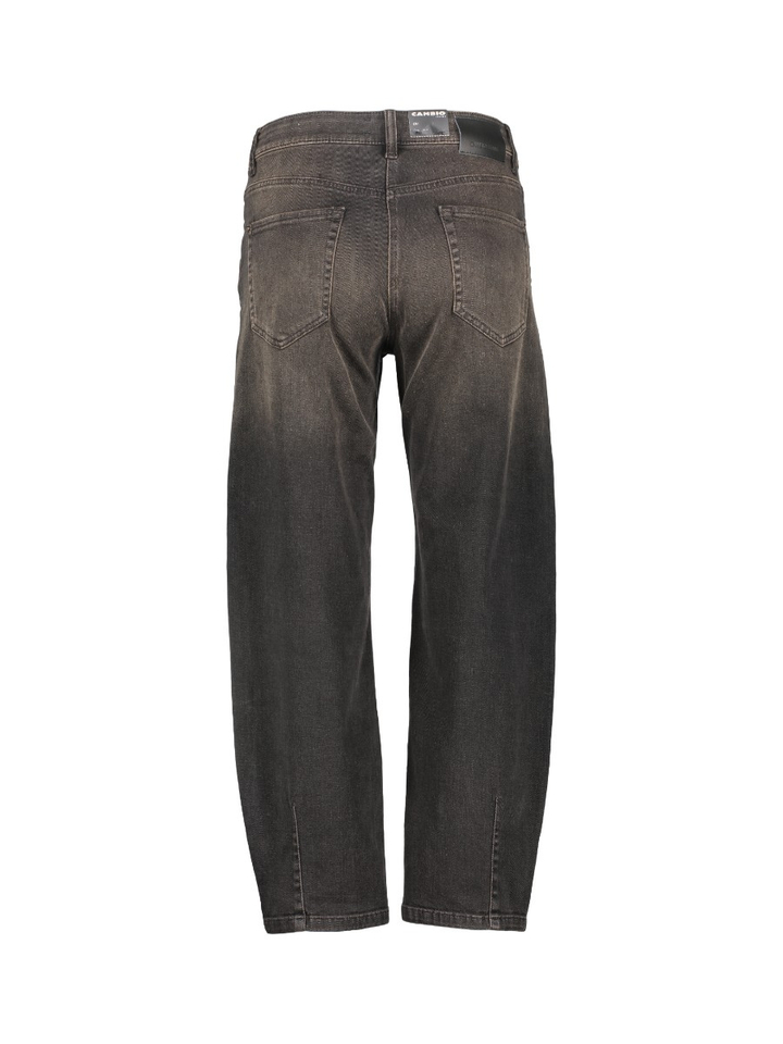 Zwarte barrel fit jeans Elin Cambio