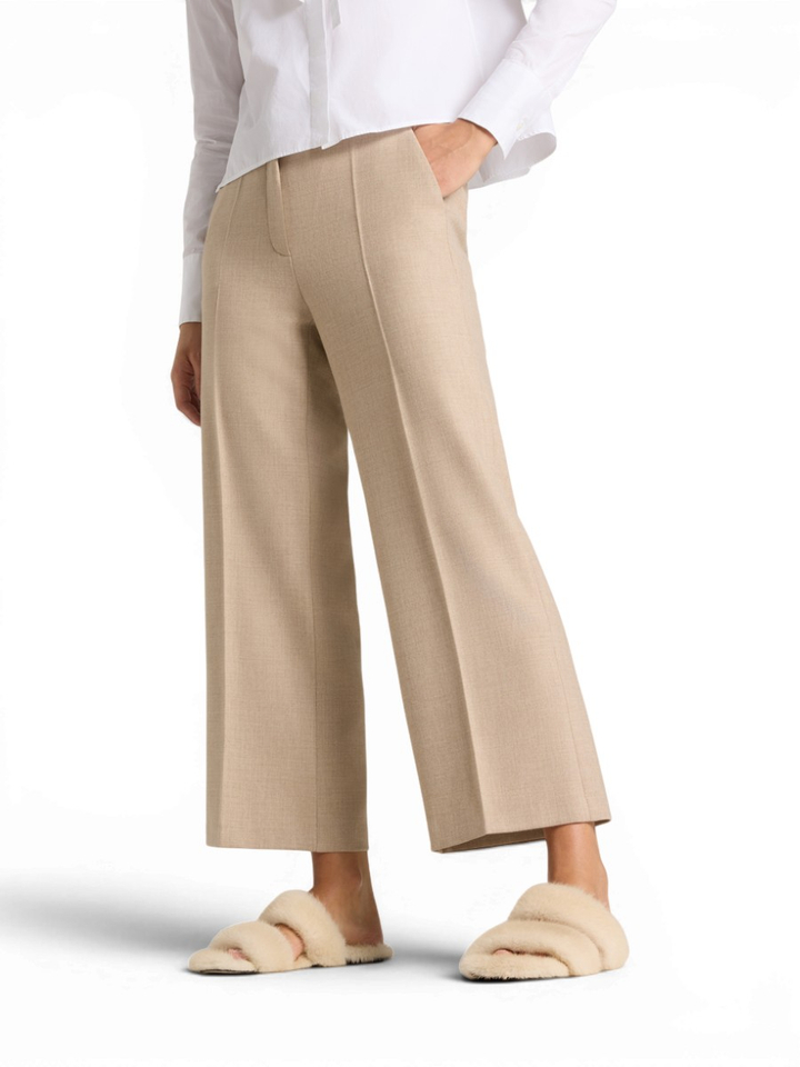 Beige geklede broek California Cambio