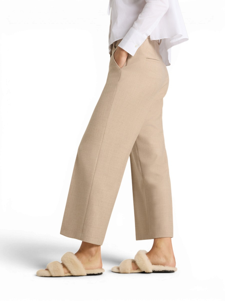 Beige geklede broek California Cambio