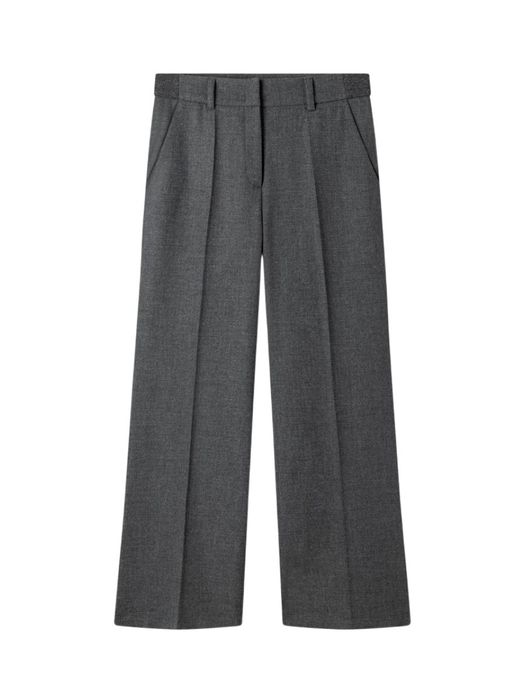 Grijze broek met rechte pijpen Amelie Cambio