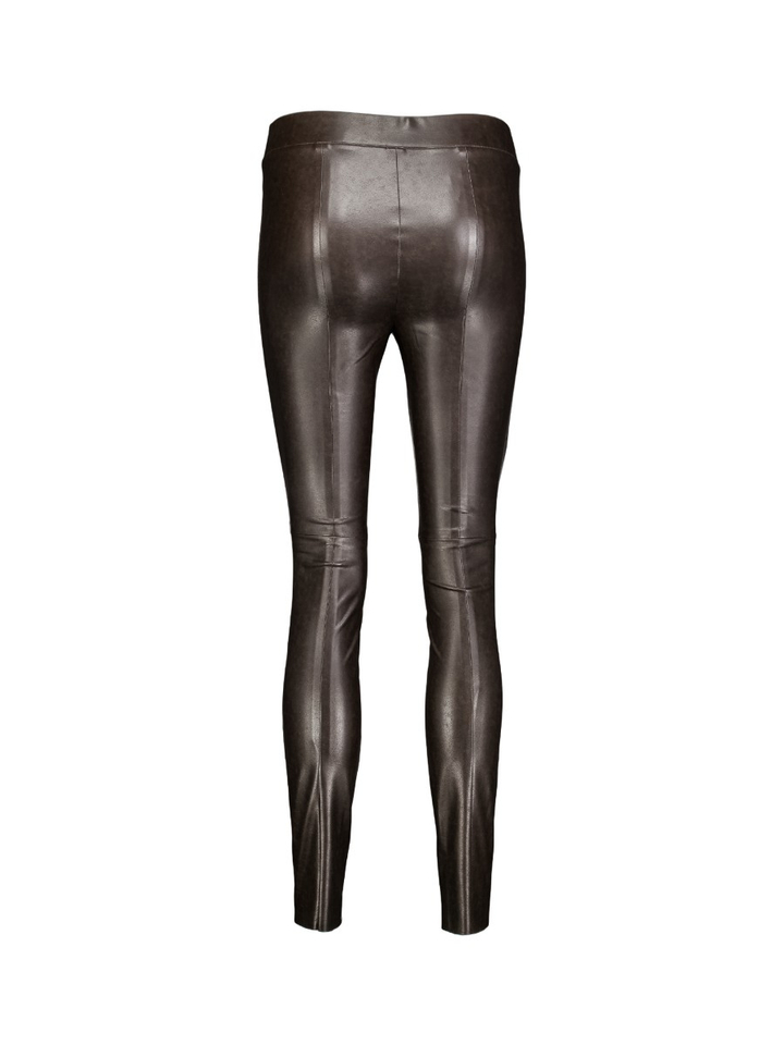 Bruine broek in imitatieleer RANDA Cambio