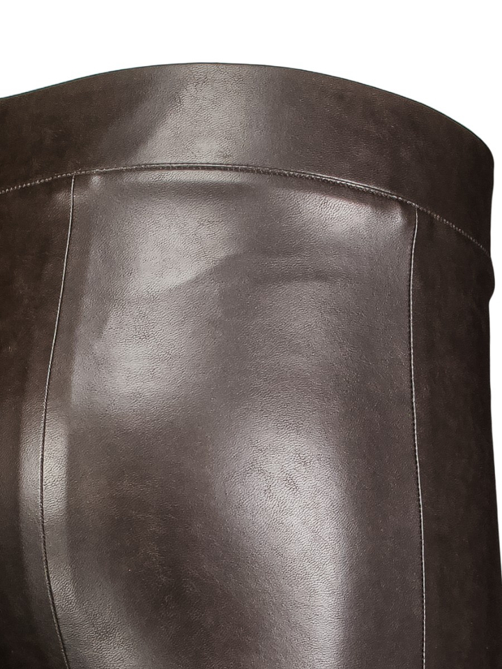 Bruine broek in imitatieleer RANDA Cambio