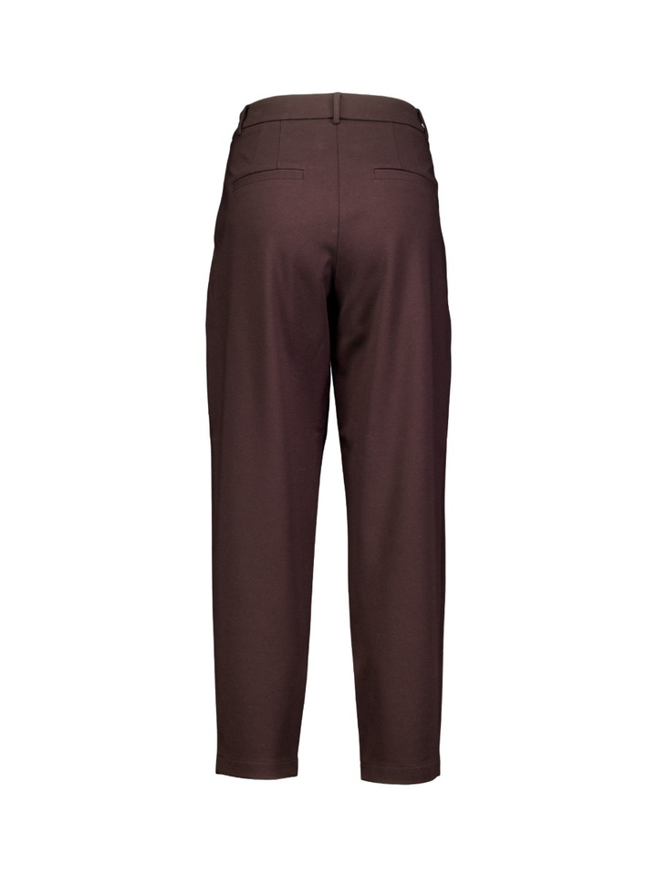 Aubergine kleurige geklede broek Etoile Cambio 
