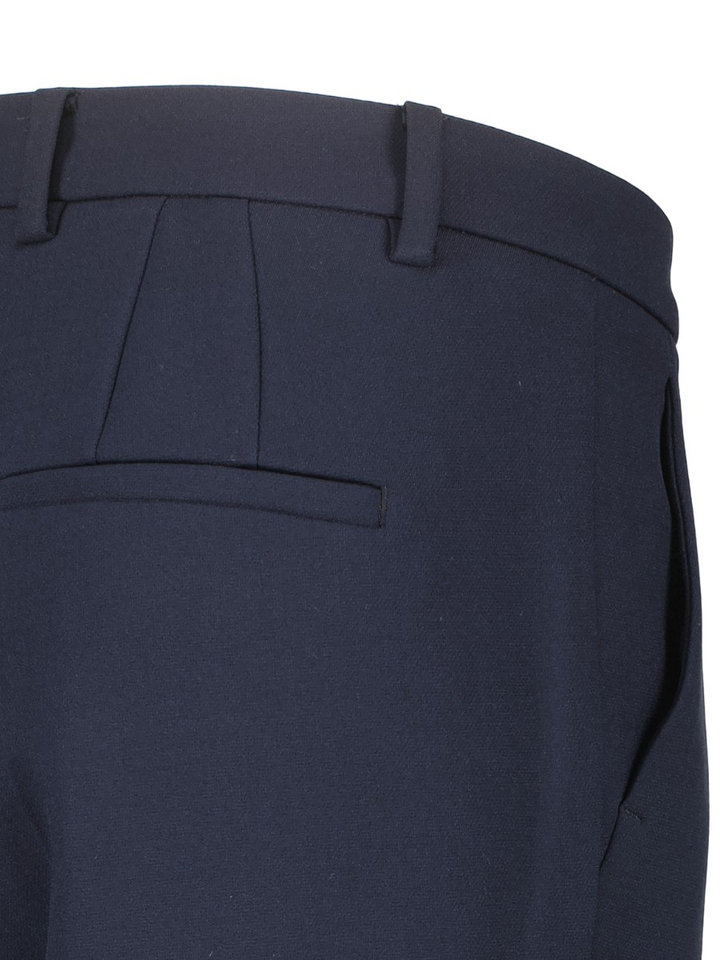 Donkerblauwe broek Krystal met overslag Cambio