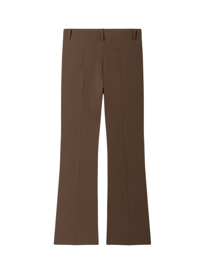 Donkerbruine geklede broek Farah Pocket Cambio