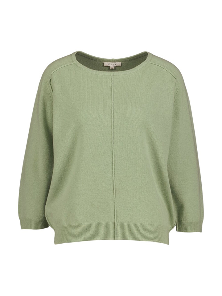 Groene trui met ronde hals Layla Gigue