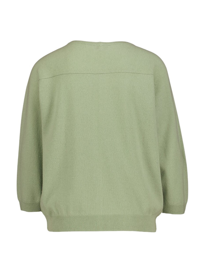Groene trui met ronde hals Layla Gigue