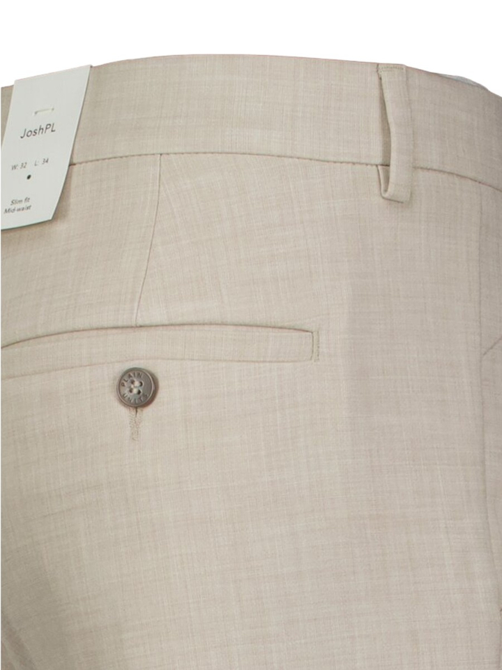 Beige geklede broek Plain