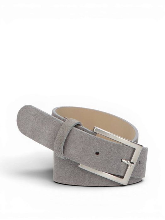 Grijskleurige riem Ruben Blue Bay