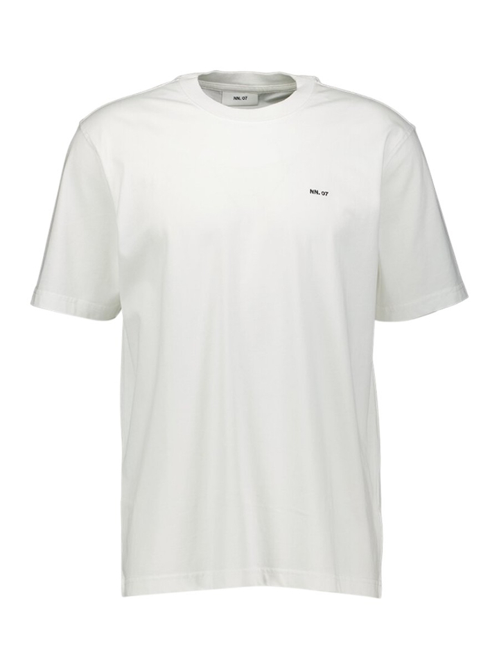 Witte katoenen T-shirt Adam NN.07