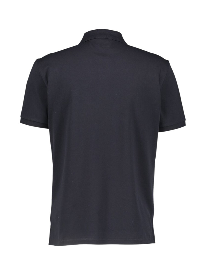 Donkerblauwe casual polo met knoopsluiting Cp Comany
