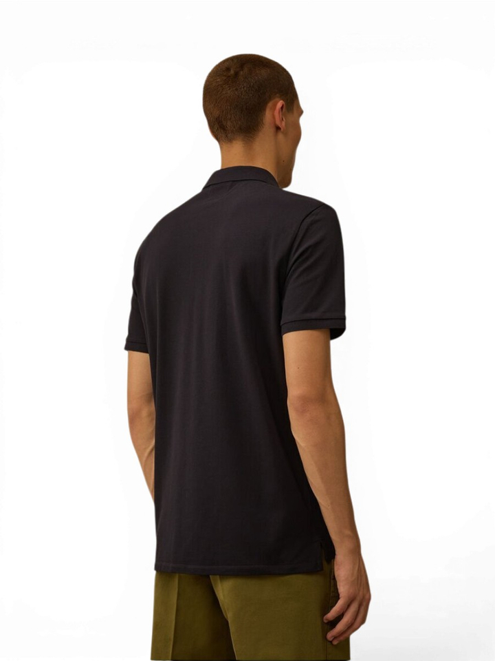 Donkerblauwe casual polo met knoopsluiting Cp Comany