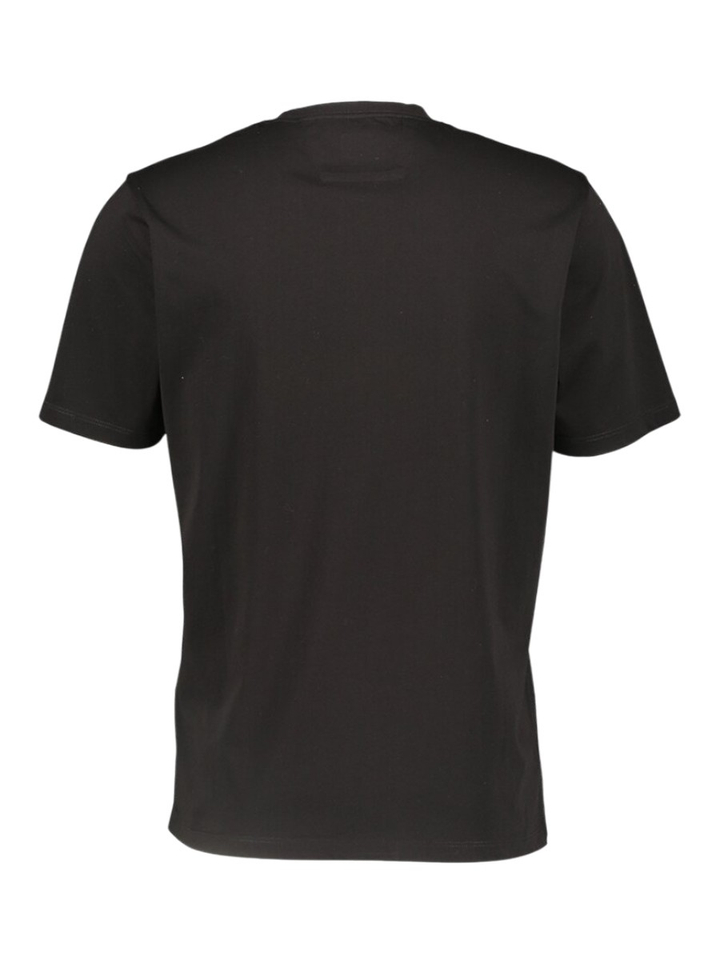 Zwarte T-shirt met logo Cp Company
