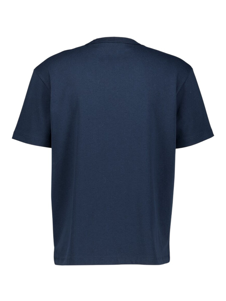 Blauwe t-shirt met Logo A.P.C.