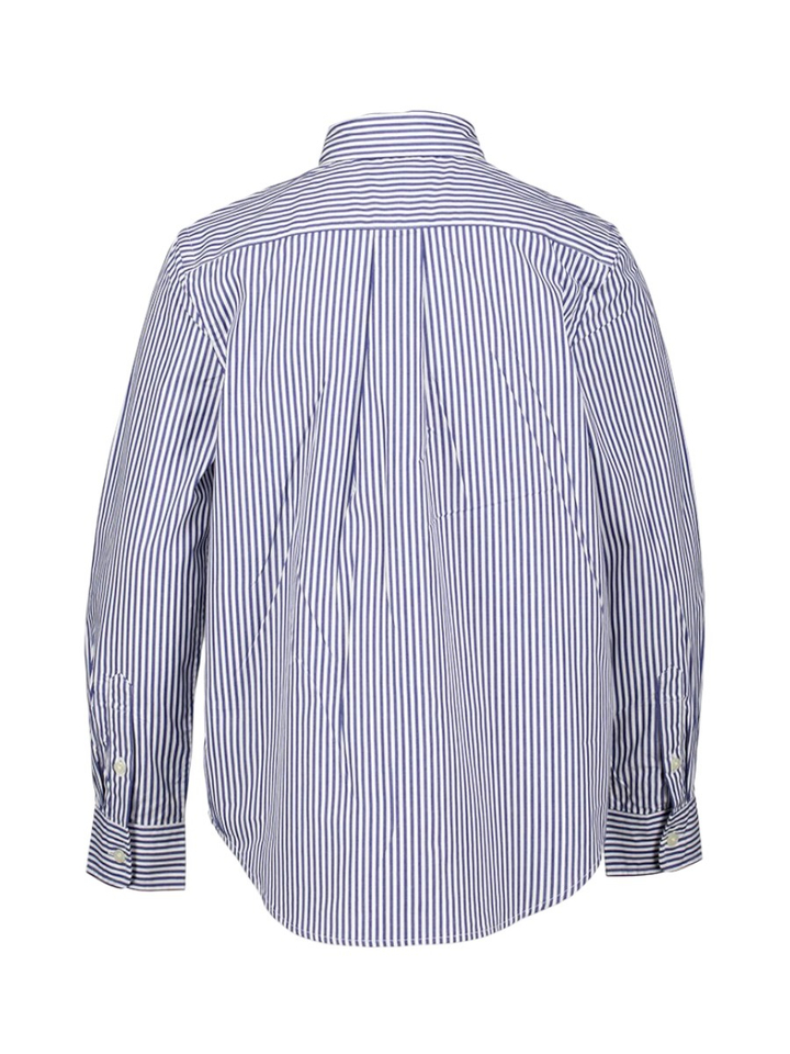 Blauw gestreept hemd Ralph Lauren 