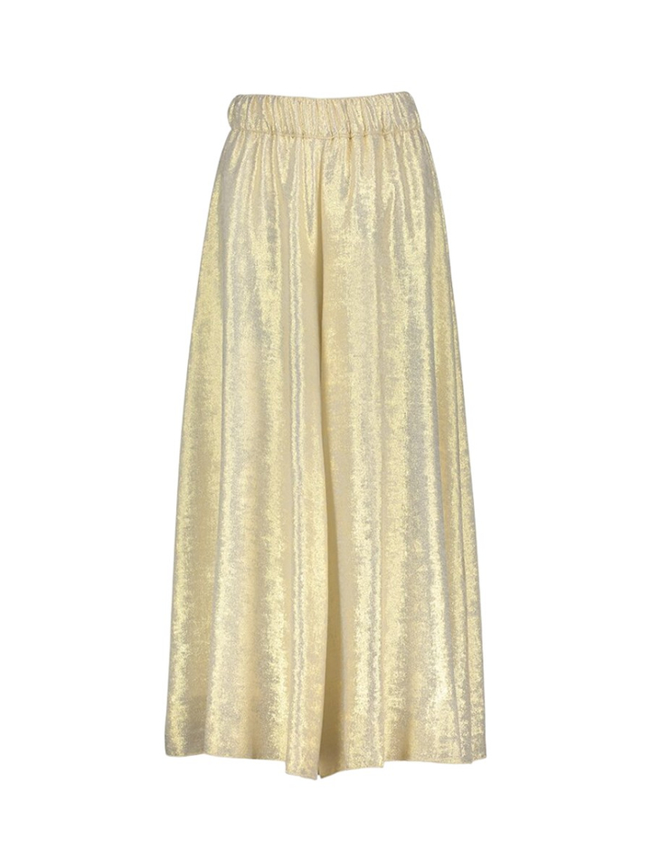 Goud losvallende broek Diamante Blu