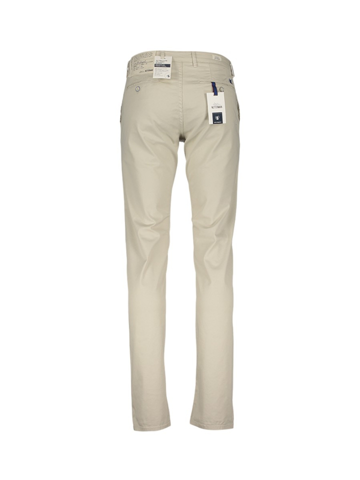 Beige slim fit broek Atelier Noterman