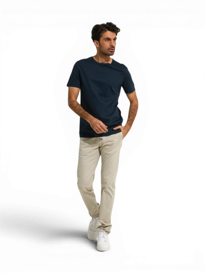 Beige slim fit broek Atelier Noterman