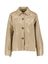Beige jas in lederlook Sky Mon Frac