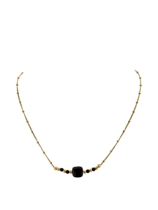 Zwarte ketting Rilano Les Cordes