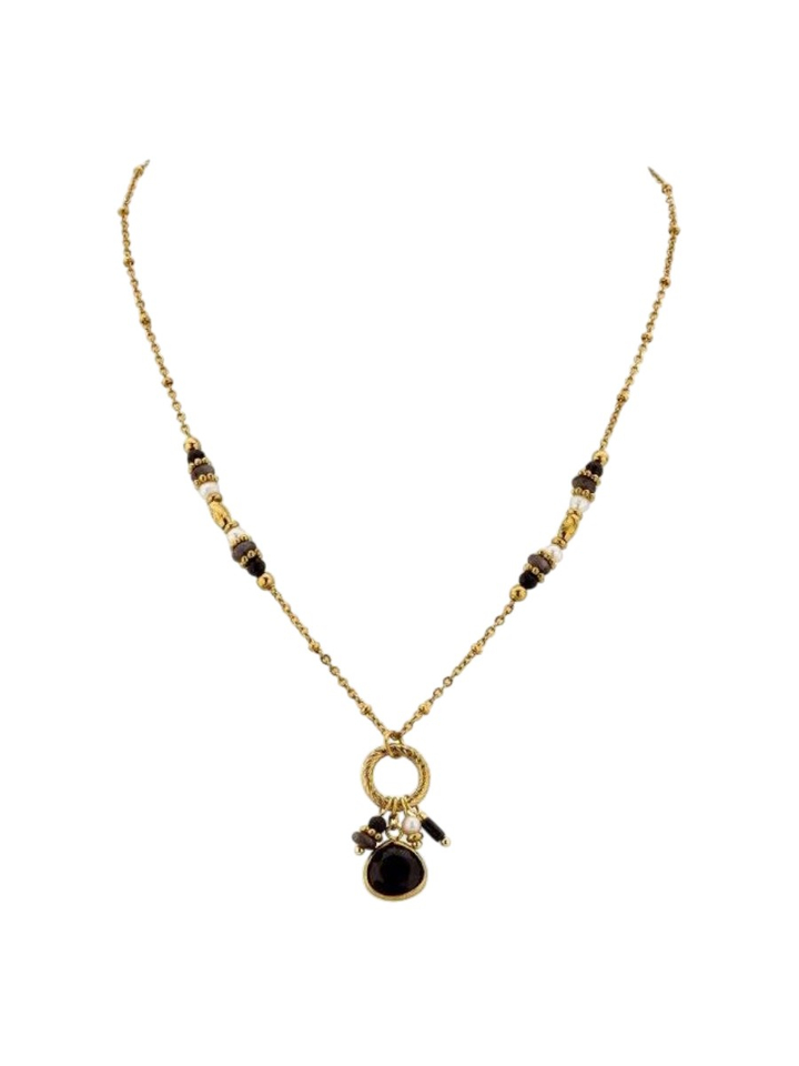 Zwarte ketting Riba Les Cordes 