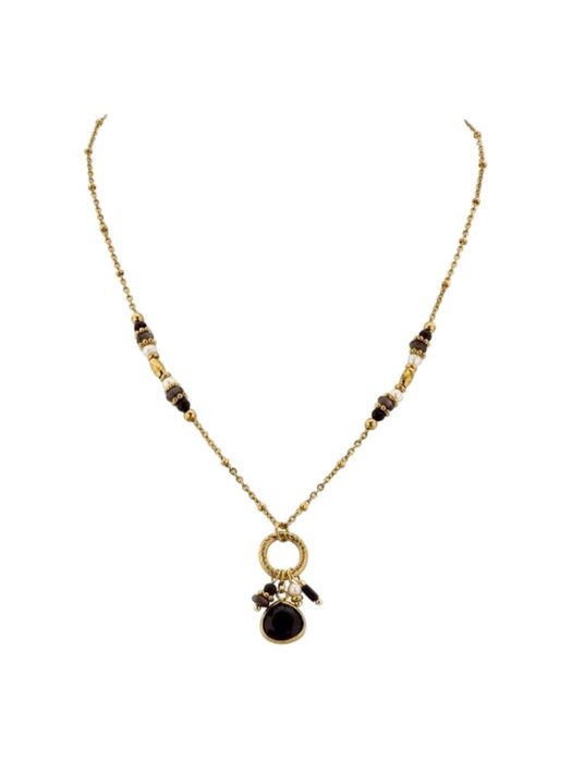 Zwarte ketting Riba Les Cordes