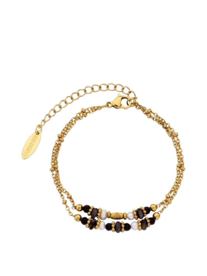 Zwarte armband Riba AB Les Cordes