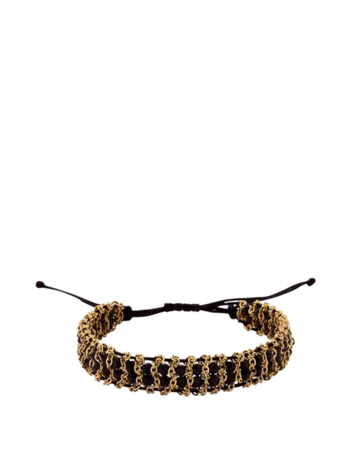 Zwarte armband RAB 1 AB Les Cordes