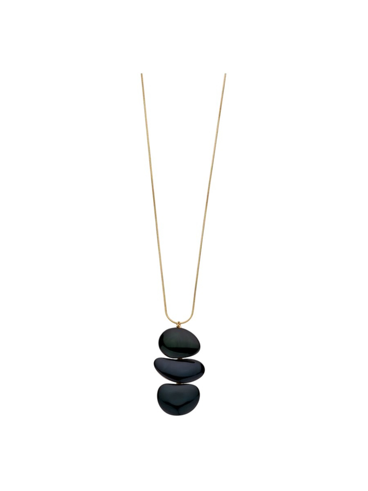 Groene ketting Kiel lang Les Cordes