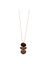 Bruine ketting Kiel lang Les Cordes 