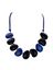 Donkerblauwe ketting KIEL KORT Les Cordes 