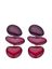 Aubergine oorbellen KIEL OB Les Cordes 
