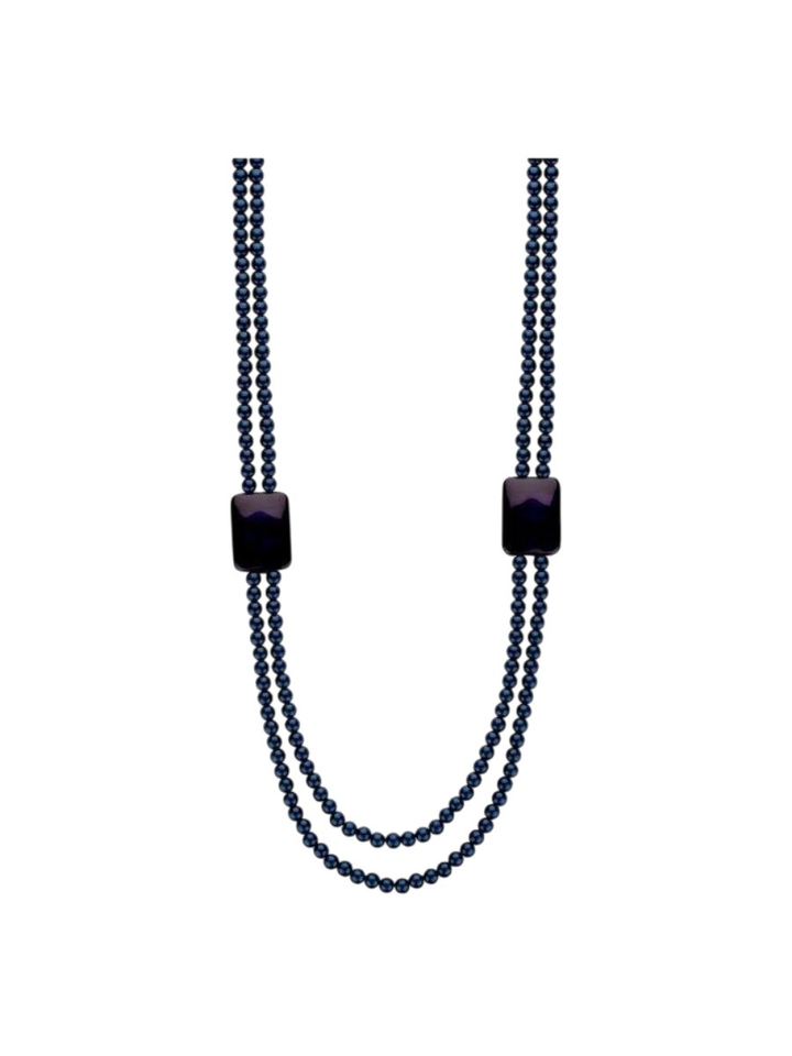 Blauwe ketting Kats lang Les Cordes