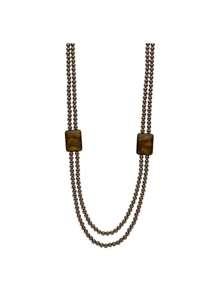 Groene ketting Kats lang Les Cordes
