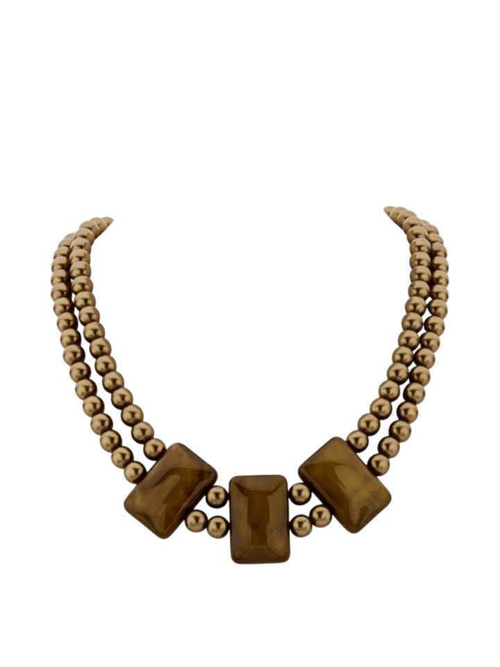 Groene ketting Kats kort Les Cordes