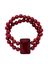 Aubergine armband Kats AB Les Cordes 