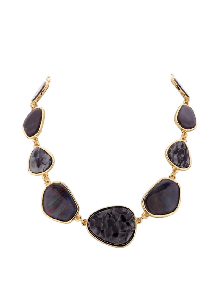 Blauwe ketting Kosmo kort Les Cordes