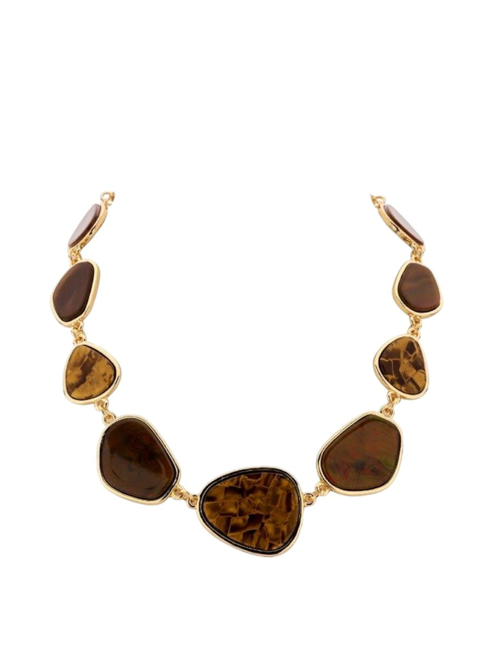 Bruine korte ketting Kosmo Les Cordes