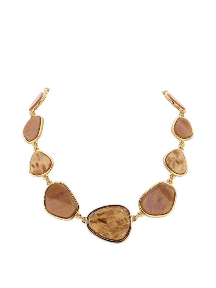 Beige ketting Kosmo kort Les Cordes 