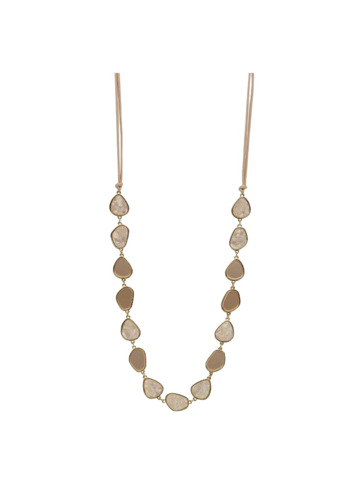 Ecru ketting Kosmo lang Les Cordes