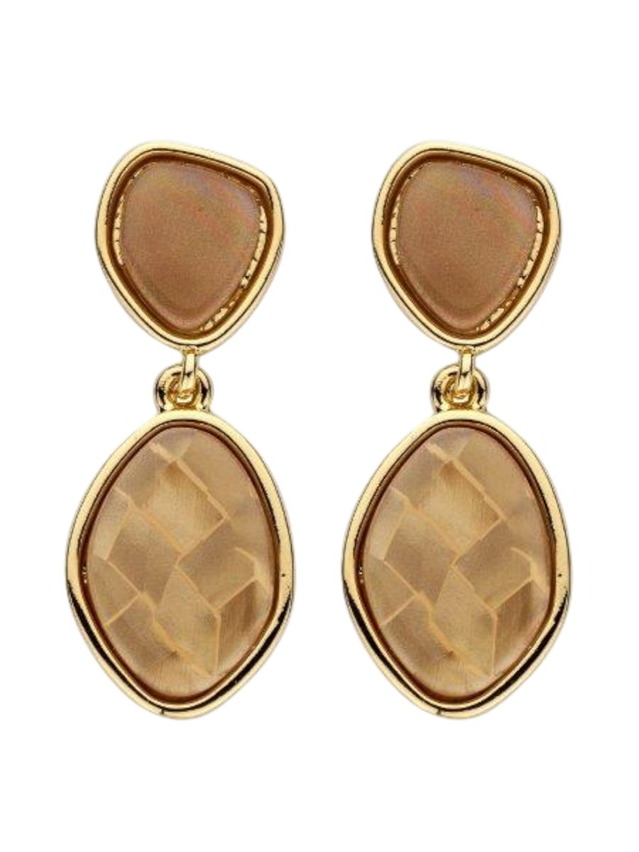 Beige oorbellen KOSMO OB Les Cordes 