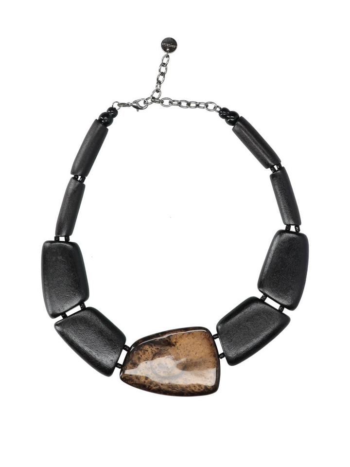 Zwarte ketting Umer Kort Les Cordes 