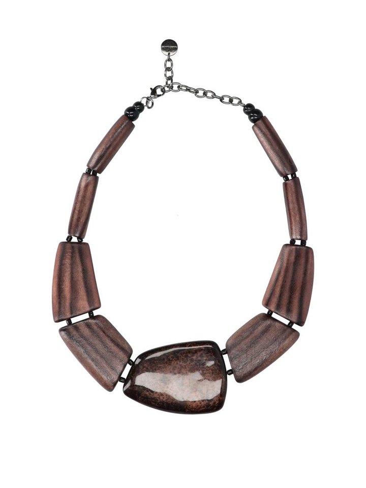 Bruine ketting Umer Kort Les Cordes